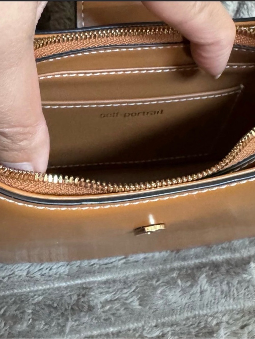 Rare Retired Self Portrait Mini Bow Leather Shoulder Bag Fits iPhone pro max - Picture 5 of 10